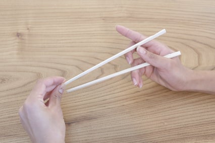 hold chopstick